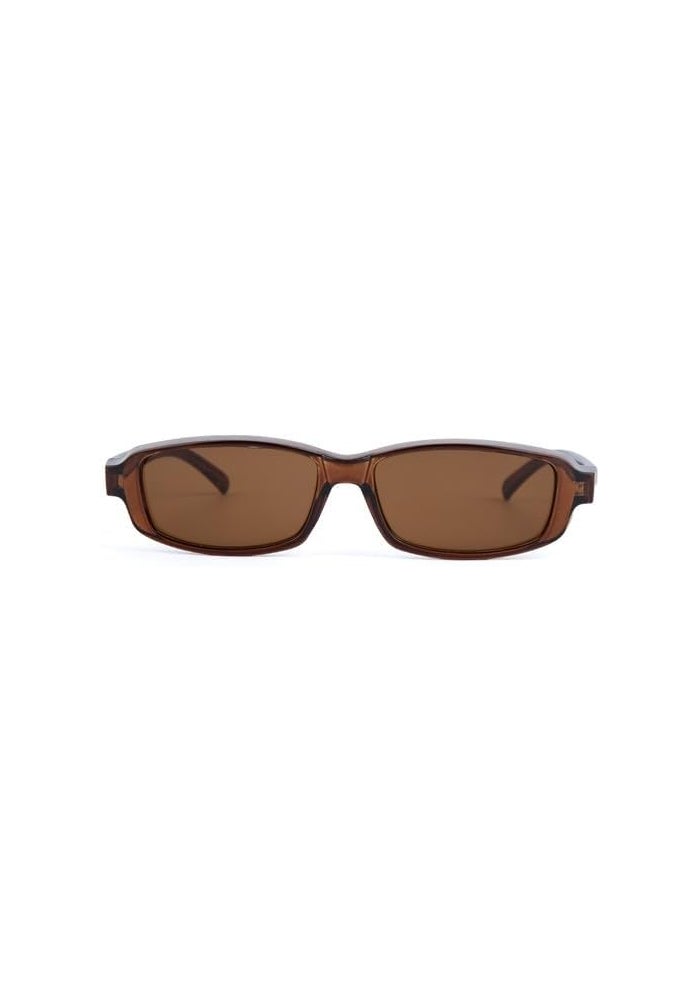 DAISO Over Sunglasses -C, Brown - Image 1